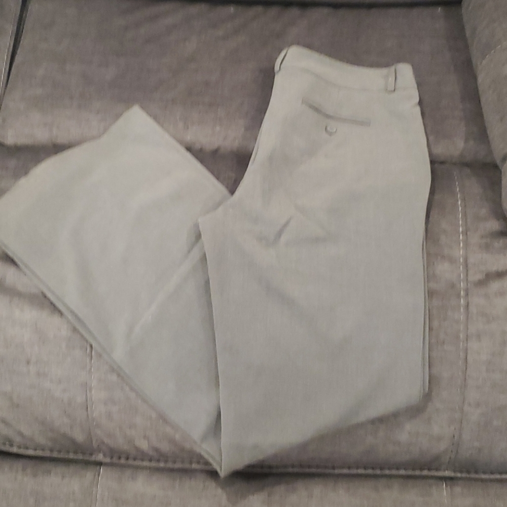 NY Co grey long dress pants 10 Long